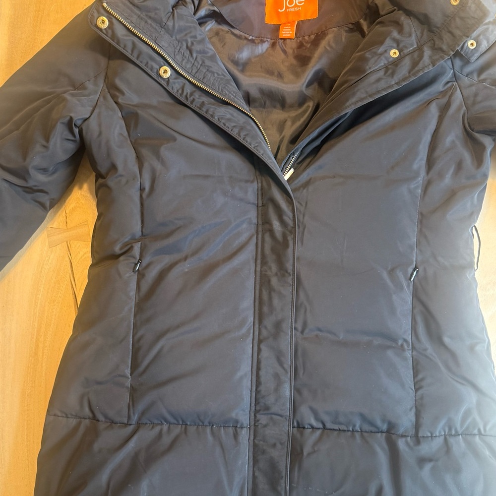 Joe Fresh Black Women’s Large Puffer Jacket - Picture 5 of 5